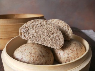 全麦麦麸馒头 